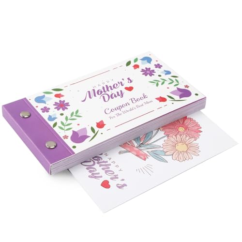 JULEASEL Lustiges Gutscheinbuch für Mama von Tochter, einzigartige Muttergeschenke zum Muttertag von Kindern, 20 lustige Blumengutscheine + 10 leere DIY-Blätter, aufmerksames Geschenk für Mutter JULEASEL Lustiges Gutscheinbuch für Mama von Tochter, einzigartige Muttergeschenke zum Muttertag von Kindern, 20 lustige Blumengutscheine + 10 leere DIY-Blätter, aufmerksames Geschenk für Mutter von JULEASEL