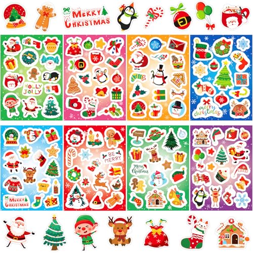 JULMELON 240 Stück Weihnachtsstickers Weihnachten Stickers, Weihnachtsaufkleber Sticker Weihnachtssticker Kinder Aufkleber Weihnachten für Weihnachtsdeko Scrapbooking Geschenke Basteln JULMELON 240 Stück Weihnachtsstickers Weihnachten Stickers, Weihnachtsaufkleber Sticker Weihnachtssticker Kinder Aufkleber Weihnachten für Weihnachtsdeko Scrapbooking Geschenke Basteln von JULMELON