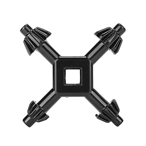 4-in-1-Spannschlüssel-Passform, Bohrer-Pressfutter Universal-Spannschlüssel Vierwegeschlüssel Multifunktional 4-in-1-Bohrer Spannschlüssel-Bohrschlüssel, 4-in-1-Bohrwerkzeug, für Bohrer für von JULYKAI