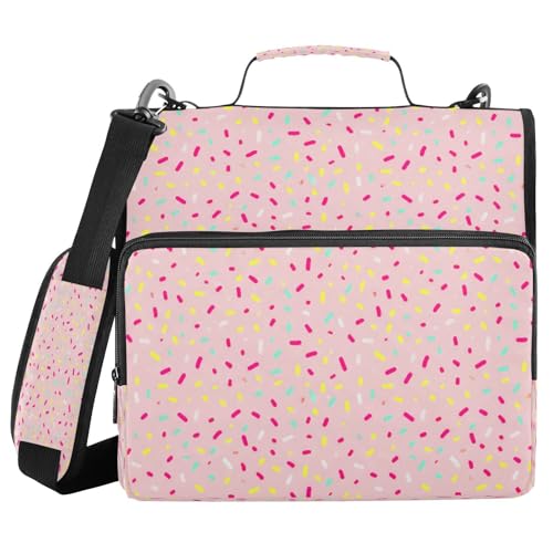 JUMBEAR Colorful Candies Ringmappe mit Reißverschluss, 3,8 cm O-Ringe, Fächermappe, mehrere Taschen, Kapazität 600 Blatt JUMBEAR Colorful Candies Ringmappe mit Reißverschluss, 3,8 cm O-Ringe, Fächermappe, mehrere Taschen, Kapazität 600 Blatt von JUMBEAR