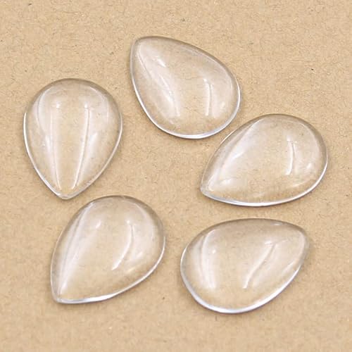Konvexes Wassertropfenglas mit flachem Boden, 10 x 14 mm, 13 x 18 mm, 18 x 25 mm, 20 x 30 mm, Wassertropfen, flache Rückseite, klares Glas-Cabochon, Promotion-DIY-Schmuck, 8–50 Stück ( Size : 18x25mm Konvexes Wassertropfenglas mit flachem Boden, 10 x 14 mm, 13 x 18 mm, 18 x 25 mm, 20 x 30 mm, Wassertropfen, flache Rückseite, klares Glas-Cabochon, Promotion-DIY-Schmuck, 8–50 Stück ( Size : 18x25mm von JUMELA