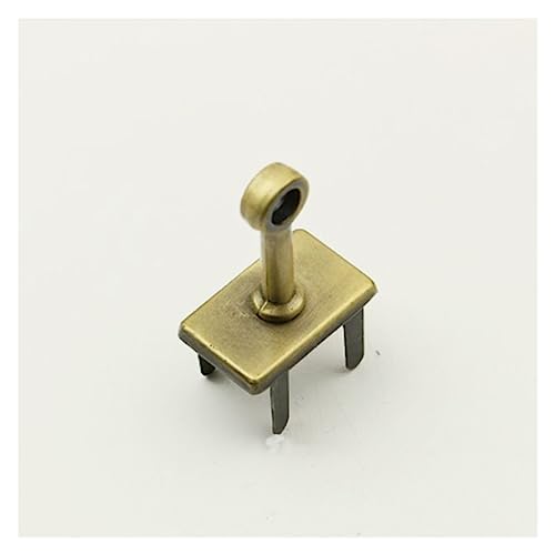 Metallschloss Schnalle Dekoration Verschluss for DIY Handtasche Tasche Mode Tasche Geldbörse Gepäck Hardware Verschluss Tasche Teile Zubehör 2Stk (Color : Bronze) von JUMELA