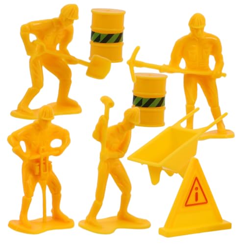JUMPLAWN 1 Satz Miniaturisierte Bauarbeiter Figuren für Kuchen Dekorationen Realistische Konstruktionsthemen für Partys und Geburtstagsfeiern für Lebendige Szenenlayouts JUMPLAWN 1 Satz Miniaturisierte Bauarbeiter Figuren für Kuchen Dekorationen Realistische Konstruktionsthemen für Partys und Geburtstagsfeiern für Lebendige Szenenlayouts von JUMPLAWN