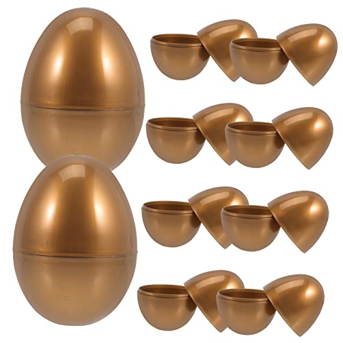 JUMPLAWN 10 Stück Ei Dekoration bunt golden Party Schüttgut gefüllt klein fillable easter eggs easter egg decoration ostergeschenk verpackung Befüllbare Eierornamente Spielzeugeier Plastik JUMPLAWN 10 Stück Ei Dekoration bunt golden Party Schüttgut gefüllt klein fillable easter eggs easter egg decoration ostergeschenk verpackung Befüllbare Eierornamente Spielzeugeier Plastik von JUMPLAWN