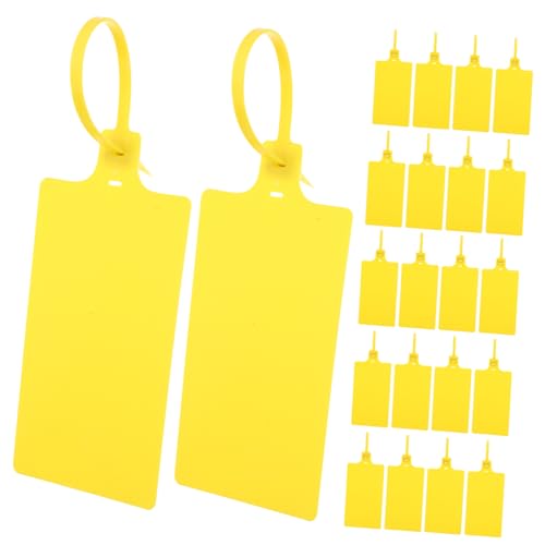 JUMPLAWN 100 Stück leeres anhängeretikett Kabelanhänger Versand Klebeetiketten etiketten mit schnur Preisschilder das Etikett Gepäcketiketten Beschriftungsanhänger für Gepäck pp Yellow JUMPLAWN 100 Stück leeres anhängeretikett Kabelanhänger Versand Klebeetiketten etiketten mit schnur Preisschilder das Etikett Gepäcketiketten Beschriftungsanhänger für Gepäck pp Yellow von JUMPLAWN