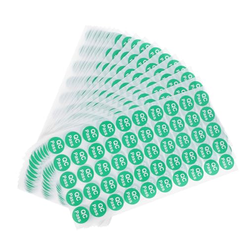 JUMPLAWN 1000Stücke Qualitätsprüfetiketten Selbstklebende Qc Passed Aufkleber Für Versand Lager Runde Etiketten Für Klebetests JUMPLAWN 1000Stücke Qualitätsprüfetiketten Selbstklebende Qc Passed Aufkleber Für Versand Lager Runde Etiketten Für Klebetests von JUMPLAWN