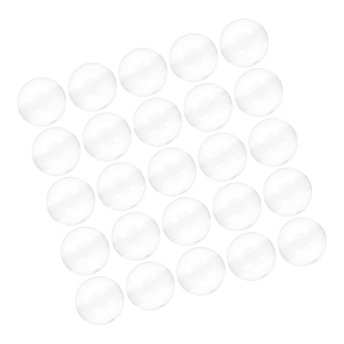 JUMPLAWN 100Stücke Transparente Kapseln für DIY und Süßigkeiten Nachfüllbare Runde Automatenkapseln Kompatibel mit Verkaufsautomaten Vielseitig Einsetzbar von JUMPLAWN