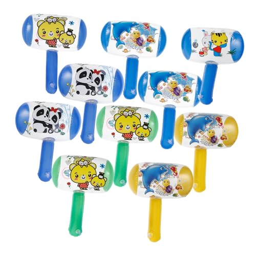 JUMPLAWN 10Stücke Aufblasbarer Hammer mit Glocke Kinderhämmer für Lustige Spiele für Jungen und Mädchen Motorikspielzeug für Kreative Spielmomente JUMPLAWN 10Stücke Aufblasbarer Hammer mit Glocke Kinderhämmer für Lustige Spiele für Jungen und Mädchen Motorikspielzeug für Kreative Spielmomente von JUMPLAWN