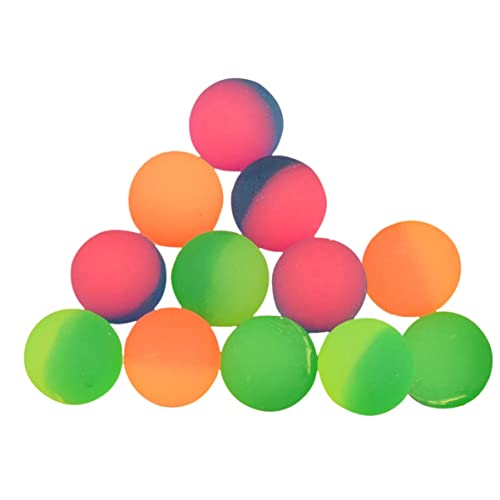 JUMPLAWN 12Stücke Bouncy Balls für Hüpfspielzeug und Stressabbau Bälle für Karneval und Partys Regenbogen Design Farbige Spielzeugbälle Spaß für Drinnen und Draußen JUMPLAWN 12Stücke Bouncy Balls für Hüpfspielzeug und Stressabbau Bälle für Karneval und Partys Regenbogen Design Farbige Spielzeugbälle Spaß für Drinnen und Draußen von JUMPLAWN