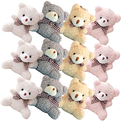 JUMPLAWN 12Stücke Teiliges Plüsch Bär Schlüsselanhänger Anhänger für Taschen Dekoration Niedliche Pendants Farben Kinderspielzeug und JUMPLAWN 12Stücke Teiliges Plüsch Bär Schlüsselanhänger Anhänger für Taschen Dekoration Niedliche Pendants Farben Kinderspielzeug und von JUMPLAWN