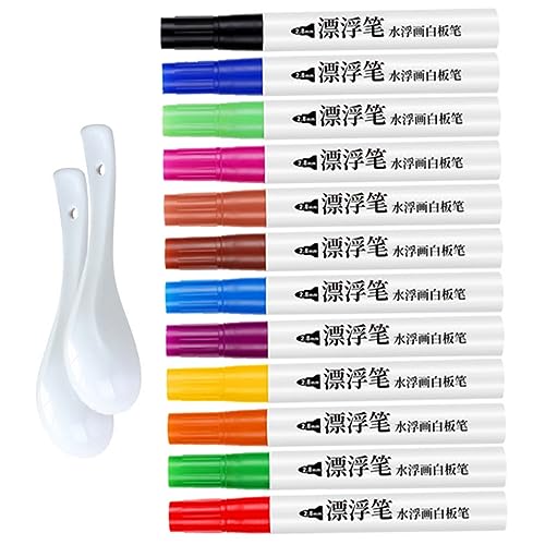 JUMPLAWN 1Satz Bunten Wasser Malstiften für Kreative Whiteboard Marker mit Großen Kapazitäten Geeignet für Glatte Oberflächen Fördert Zeichnen Praktischen Fähigkeiten von JUMPLAWN