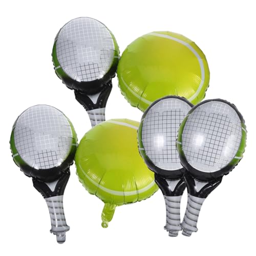 JUMPLAWN 1Satz Luftballons Teiliges Aluminiumfolien Party Dekorationsset für Geburtstagsfeiern für Tennis Mottopartys und Feierlichkeiten JUMPLAWN 1Satz Luftballons Teiliges Aluminiumfolien Party Dekorationsset für Geburtstagsfeiern für Tennis Mottopartys und Feierlichkeiten von JUMPLAWN