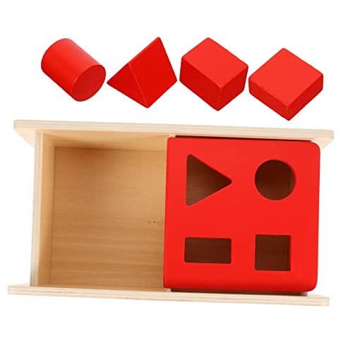 JUMPLAWN 1satz Geometrie Formen Sortierbox Für Junge Mädchen Holzspielzeug Feinmotorik Und Konzentration Für Vorschulkinder Holzspielzeug Geometrische Formen Sortierer Spaßiges von JUMPLAWN