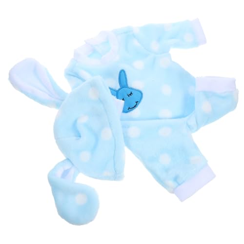 JUMPLAWN 1satz Puppenkleidung Für Puppen Niedliches Kaninchen-Outfit Mit Schlafanzug Und Zubehör Waschbare Und Wiederverwendbare Kleidung Für Kreative Rollenspiele Für Kleine Mädchen von JUMPLAWN