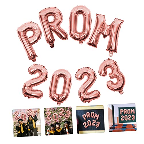 JUMPLAWN 2 Sätze Aluminiumfolie Ballons Graduation Party Deko Prom Ballons für Abschlussfeier Raumdekoration Leichte Sichere Folienballons für Innen und Außenbereiche JUMPLAWN 2 Sätze Aluminiumfolie Ballons Graduation Party Deko Prom Ballons für Abschlussfeier Raumdekoration Leichte Sichere Folienballons für Innen und Außenbereiche von JUMPLAWN