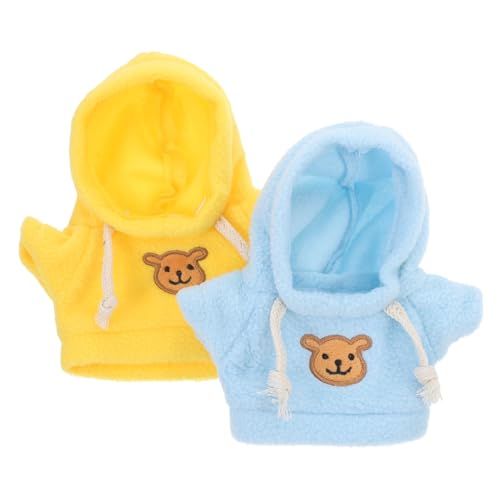 JUMPLAWN 2 Stück Plüschbär Kleidung für Puppen Bärenkapuzenpullover und Outfits Kuscheltier Anziehkleidung für Kinder 20cm Plüschbärenkostüm Zubehör JUMPLAWN 2 Stück Plüschbär Kleidung für Puppen Bärenkapuzenpullover und Outfits Kuscheltier Anziehkleidung für Kinder 20cm Plüschbärenkostüm Zubehör von JUMPLAWN
