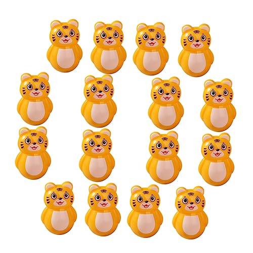 JUMPLAWN 20 Stück Tiger Tumbler Ornamente Wackeln Mini-Becherspielzeug Becherspielzeug für Mini-Tumbler- Schreibtischspielzeug Becher-Desktop-Ornamente Plastik JUMPLAWN 20 Stück Tiger Tumbler Ornamente Wackeln Mini-Becherspielzeug Becherspielzeug für Mini-Tumbler- Schreibtischspielzeug Becher-Desktop-Ornamente Plastik von JUMPLAWN
