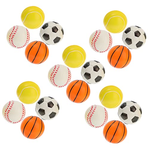 JUMPLAWN 20Stücke Mini Sport Stressbälle Schaumstoffbälle Für Fußball Basketball Tennis Und Baseball Sportpartys Mitgebsel Und Stressabbau Für Erwachsene JUMPLAWN 20Stücke Mini Sport Stressbälle Schaumstoffbälle Für Fußball Basketball Tennis Und Baseball Sportpartys Mitgebsel Und Stressabbau Für Erwachsene von JUMPLAWN