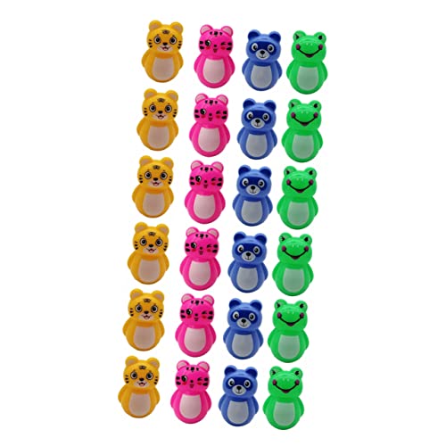 JUMPLAWN 24pc Tier Tumbler Figuren Charmantes Dekoratives Spielzeug Aus Abs-Holz Für Home Party von JUMPLAWN