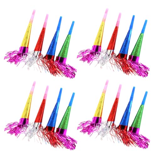 JUMPLAWN 25 Stück Lautsprecher aus Laserpapier Blowouts Partygeschenke Hörner Parteischreier Fransen Partygebläse Krachmacher-Blowouts Blowout Party Gefälligkeiten Plastik JUMPLAWN 25 Stück Lautsprecher aus Laserpapier Blowouts Partygeschenke Hörner Parteischreier Fransen Partygebläse Krachmacher-Blowouts Blowout Party Gefälligkeiten Plastik von JUMPLAWN
