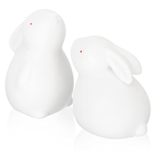 JUMPLAWN 2Stücke Kleine Keramik Kaninchenfiguren Niedliche Hasenstatuen für Tisch und Bürodekoration Langlebig und Detailreich als für Freunde und Familie JUMPLAWN 2Stücke Kleine Keramik Kaninchenfiguren Niedliche Hasenstatuen für Tisch und Bürodekoration Langlebig und Detailreich als für Freunde und Familie von JUMPLAWN