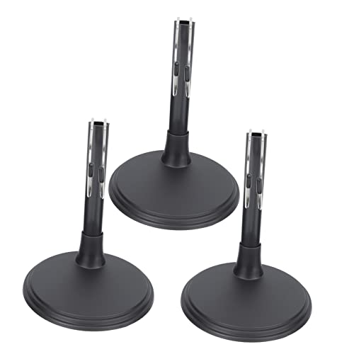 JUMPLAWN 3 Stück Puppenunterstützungsrahmen Halter Puppenständer Realistisch Kinderpuppen Stand Zubehör Puppenkommode Puppensachen Spielzeugregal Sammlerpuppen Black Plastik von JUMPLAWN