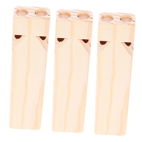 JUMPLAWN 3 Stück Zugpfeife Für Kinder: Holzpfeife, Krachmacher, Orff-Musikinstrument, Kinder, DIY, Bemaltes Musikspielzeug Für Zug, Partygeschenke, Kleiner Spielpreis JUMPLAWN 3 Stück Zugpfeife Für Kinder: Holzpfeife, Krachmacher, Orff-Musikinstrument, Kinder, DIY, Bemaltes Musikspielzeug Für Zug, Partygeschenke, Kleiner Spielpreis von JUMPLAWN