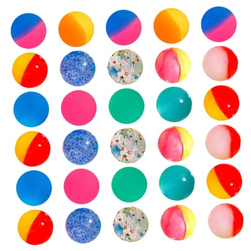 JUMPLAWN 30 Stück Bunte Hüpfbälle Tragbare Gummibälle für Mitgebsel für Partys für Kleinkinder Fördert Spaß und Entspannung JUMPLAWN 30 Stück Bunte Hüpfbälle Tragbare Gummibälle für Mitgebsel für Partys für Kleinkinder Fördert Spaß und Entspannung von JUMPLAWN