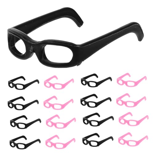 JUMPLAWN 30stücke Miniatur Brillen Für Puppen Teiliges Aus Robustem Kunststoff Leichtere Und Praktische Puppenmode Accessoires Für Kreative Spielwelten von JUMPLAWN