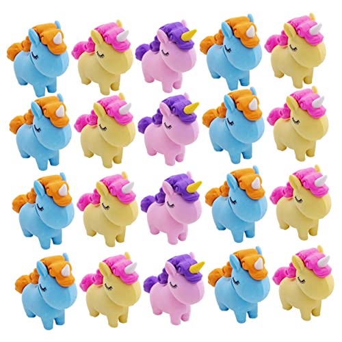 JUMPLAWN 30 Stück Teiliges Einhorn Radiergummis für Lustige und Praktische Radierer Bunten Farben für Schule und Zuhause als Belohnung oder für Schüler JUMPLAWN 30 Stück Teiliges Einhorn Radiergummis für Lustige und Praktische Radierer Bunten Farben für Schule und Zuhause als Belohnung oder für Schüler von JUMPLAWN