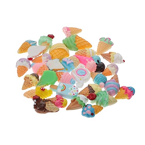 JUMPLAWN 30Stücke Harz Eiscreme Flatback Charms für Scrapbooking und DIY Handwerk Deko für Handyhüllen und Kreative Projekte für Bastelliebhaber JUMPLAWN 30Stücke Harz Eiscreme Flatback Charms für Scrapbooking und DIY Handwerk Deko für Handyhüllen und Kreative Projekte für Bastelliebhaber von JUMPLAWN