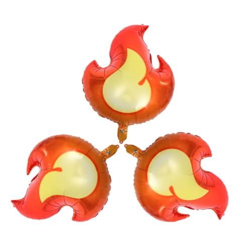 JUMPLAWN 3Stücke Flammenballon Folienballons für Feuerwehr Mottopartys Aluminiumfolie Geburtstagsdeko für Jungen Leuchtende Flammen Luftballons für Hochzeiten und JUMPLAWN 3Stücke Flammenballon Folienballons für Feuerwehr Mottopartys Aluminiumfolie Geburtstagsdeko für Jungen Leuchtende Flammen Luftballons für Hochzeiten und von JUMPLAWN