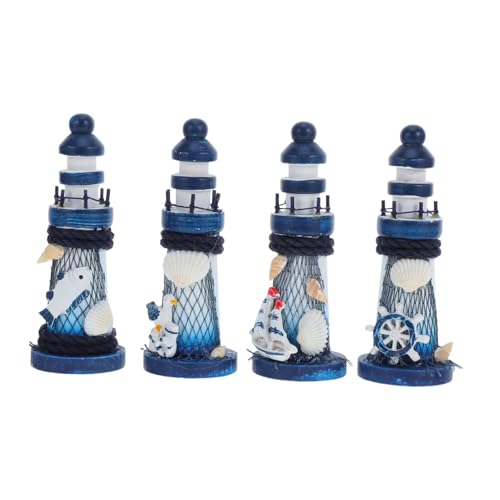 JUMPLAWN 4Stücke Kreatives Mini Dekoration Maritimen Ornamente für Bürodekoration Partys und Entspannte von JUMPLAWN