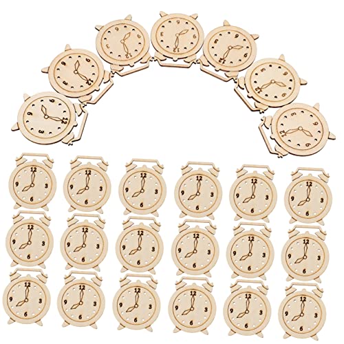 JUMPLAWN 5 Packungen Pack Unvollendete Holzscheiben Uhrenform für DIY Malbare Holzscheiben für Kreative Uhrengestaltung Basteln und Dekoration pro Packung JUMPLAWN 5 Packungen Pack Unvollendete Holzscheiben Uhrenform für DIY Malbare Holzscheiben für Kreative Uhrengestaltung Basteln und Dekoration pro Packung von JUMPLAWN