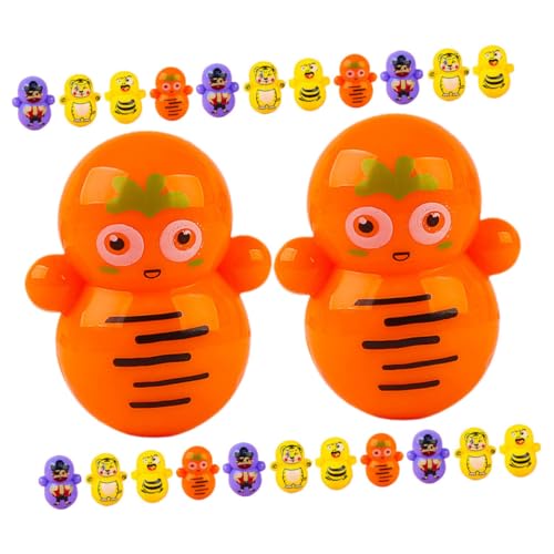 JUMPLAWN 50 Stück Teiliges Mini Tumbler aus Kunststoff Glatte Oberfläche Rutschfeste Wackelfigur Bunte Cartoon dekoration Kindersicher als Partygeschenk und Mitgebsel für Kinderzimmer und JUMPLAWN 50 Stück Teiliges Mini Tumbler aus Kunststoff Glatte Oberfläche Rutschfeste Wackelfigur Bunte Cartoon dekoration Kindersicher als Partygeschenk und Mitgebsel für Kinderzimmer und von JUMPLAWN