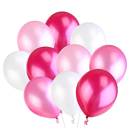 JUMPLAWN 50Stücke Latexballons für Hochzeit und Geburtstagsfeier Luftballons Weiß Hellrosa für Festliche Anlässe JUMPLAWN 50Stücke Latexballons für Hochzeit und Geburtstagsfeier Luftballons Weiß Hellrosa für Festliche Anlässe von JUMPLAWN