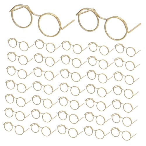 JUMPLAWN 50stücke Miniatur-Sonnenbrillen Für Puppen Drahtbrillen Und Runde Mini-Brillen Zum Basteln Puppenhaus-Accessoires Aus Metall Kleine Brillen Für DIY-projekte JUMPLAWN 50stücke Miniatur-Sonnenbrillen Für Puppen Drahtbrillen Und Runde Mini-Brillen Zum Basteln Puppenhaus-Accessoires Aus Metall Kleine Brillen Für DIY-projekte von JUMPLAWN