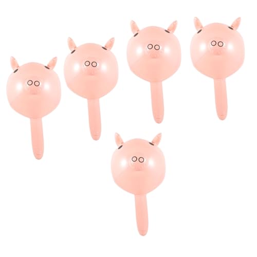 JUMPLAWN 5Stücke Aufblasbare Schweinestäbchen Neuheit Hammerspielzeug Schweineform für Partys Sicher und Leicht für Perfektes für Geburtstage JUMPLAWN 5Stücke Aufblasbare Schweinestäbchen Neuheit Hammerspielzeug Schweineform für Partys Sicher und Leicht für Perfektes für Geburtstage von JUMPLAWN