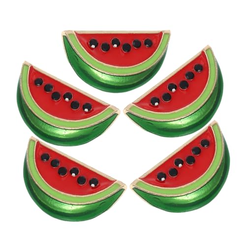 JUMPLAWN 5Stücke Wassermelonen Brosche Niedliche Anstecknadeln Aus Legierung Für Damen Für Partys Geburtstage Und Freizeit Perfektes Für Freunde Und Familie JUMPLAWN 5Stücke Wassermelonen Brosche Niedliche Anstecknadeln Aus Legierung Für Damen Für Partys Geburtstage Und Freizeit Perfektes Für Freunde Und Familie von JUMPLAWN