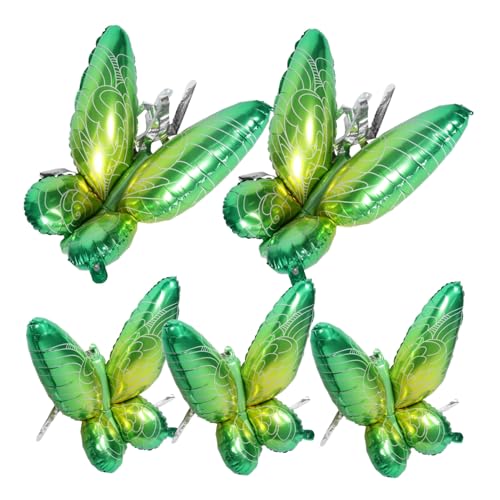 JUMPLAWN 5pcs Aluminium Filmballons Große Flügel Ballon Aufblasbare Schmetterling Kostümprops Butterfly Themed Party Supplies Für Foto -requisiten Indoor Outdoor -feierlichkeiten von JUMPLAWN
