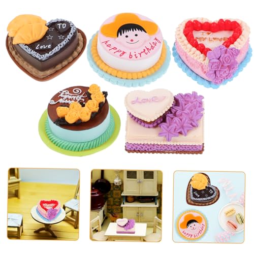 JUMPLAWN 5stücke Teiliges Künstliche Mini Kuchen Deko Realistische Dessert Modelle Für Fotografie Tischdekoration Für Feiern Miniaturküchen JUMPLAWN 5stücke Teiliges Künstliche Mini Kuchen Deko Realistische Dessert Modelle Für Fotografie Tischdekoration Für Feiern Miniaturküchen von JUMPLAWN