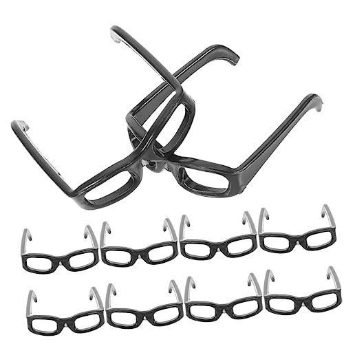JUMPLAWN 60 Stück Mini-Brillenspielzeug Puppenzubehör Sonnenbrillen Puppenbrille schwarz Puppenbrillen Mini-Brille zum Basteln schnapsgläser kreative Brillen Puppe DIY Sonnenbrille Plastik JUMPLAWN 60 Stück Mini-Brillenspielzeug Puppenzubehör Sonnenbrillen Puppenbrille schwarz Puppenbrillen Mini-Brille zum Basteln schnapsgläser kreative Brillen Puppe DIY Sonnenbrille Plastik von JUMPLAWN