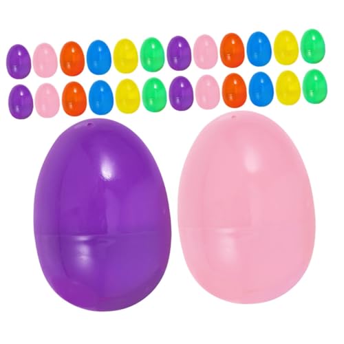 JUMPLAWN 60Stücke Gefüllte Plastikeier für Ostern Große Deko Eier Verschiedenen Farben für Ostereiersuche Partygeschenke und Festliche Dekorationen Einfach JUMPLAWN 60Stücke Gefüllte Plastikeier für Ostern Große Deko Eier Verschiedenen Farben für Ostereiersuche Partygeschenke und Festliche Dekorationen Einfach von JUMPLAWN