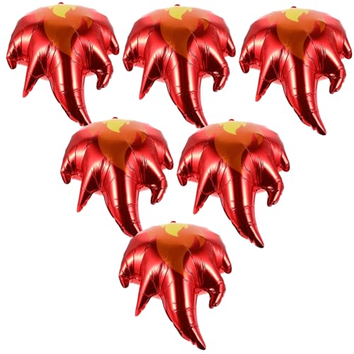 JUMPLAWN 6Stücke Flammen Luftballons Sport Motto Party Dekoration Rote Ballons für Geburtstagsfeiern Schnelle und Einfache Raumgestaltung für Besondere Anlässe JUMPLAWN 6Stücke Flammen Luftballons Sport Motto Party Dekoration Rote Ballons für Geburtstagsfeiern Schnelle und Einfache Raumgestaltung für Besondere Anlässe von JUMPLAWN