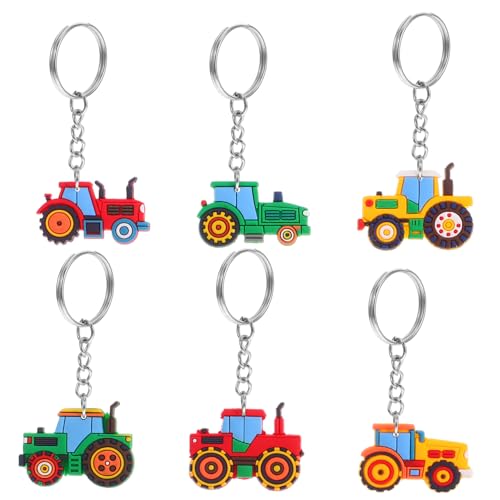 JUMPLAWN 6Stücke Teiliges Farmfahrzeug Schlüsselanhänger Niedliche Und Lkw Motive Partygeschenke Für Mitgebsel Bei Geburtstagsfeiern Und Erntesaison Events JUMPLAWN 6Stücke Teiliges Farmfahrzeug Schlüsselanhänger Niedliche Und Lkw Motive Partygeschenke Für Mitgebsel Bei Geburtstagsfeiern Und Erntesaison Events von JUMPLAWN