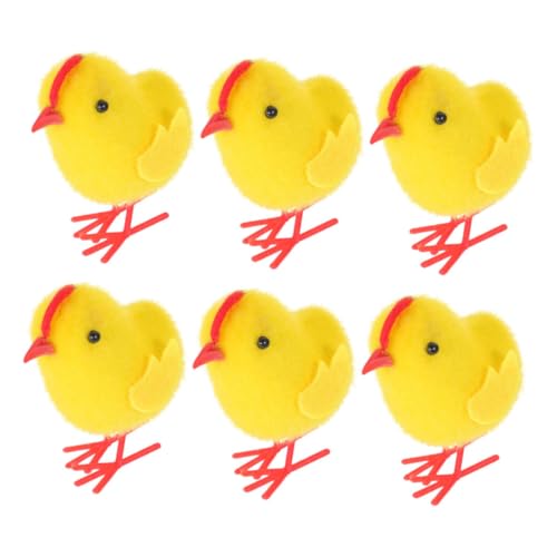JUMPLAWN 6stücke Mini Flauschige Küken Niedliche Osterdeko Für Tisch Bücherregal Und Garten Plüschige Für Ostern Party Und Fröhliche Feierlichkeiten JUMPLAWN 6stücke Mini Flauschige Küken Niedliche Osterdeko Für Tisch Bücherregal Und Garten Plüschige Für Ostern Party Und Fröhliche Feierlichkeiten von JUMPLAWN