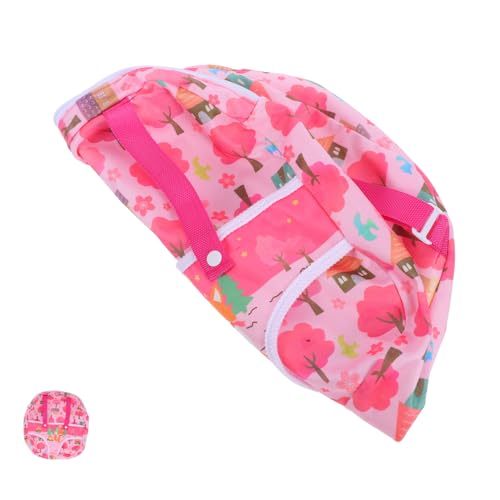 JUMPLAWN Babypuppenzubehör Babypuppen -Rucksack Spielzeug Baby Carrie Doll Kleidung Aufbewahrung Mini -Rucksack Für Puppenspielzeugpuppenträger Puppen -rucksackträger von JUMPLAWN