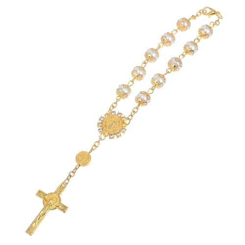 JUMPLAWN Car Rosary Anhänger mit Glasperlen und Elegantes Hängezubehör für Rückspiegel Multifunktionales Auto für Stilvolle Fahrzeuginnenräume JUMPLAWN Car Rosary Anhänger mit Glasperlen und Elegantes Hängezubehör für Rückspiegel Multifunktionales Auto für Stilvolle Fahrzeuginnenräume von JUMPLAWN