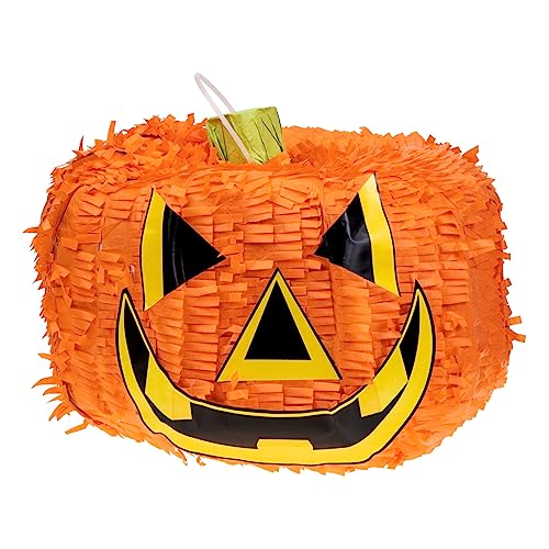 JUMPLAWN Dreidimensionale Kürbis-Pinata Party-Pinata-Dekoration Partyartikel für Halloween -Dekorationen gefüllt Kinderpinata Halloween-Party- Papier Orange JUMPLAWN Dreidimensionale Kürbis-Pinata Party-Pinata-Dekoration Partyartikel für Halloween -Dekorationen gefüllt Kinderpinata Halloween-Party- Papier Orange von JUMPLAWN