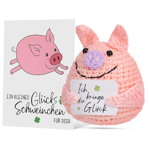 JUMPLAWN Emotionales Unterstützungsschwein Positives Gehäkeltes Tier aus Weichem Garn Vielseitig Einsetzbar Dekoration oder Einzigartiges Schweinedesign JUMPLAWN Emotionales Unterstützungsschwein Positives Gehäkeltes Tier aus Weichem Garn Vielseitig Einsetzbar Dekoration oder Einzigartiges Schweinedesign von JUMPLAWN